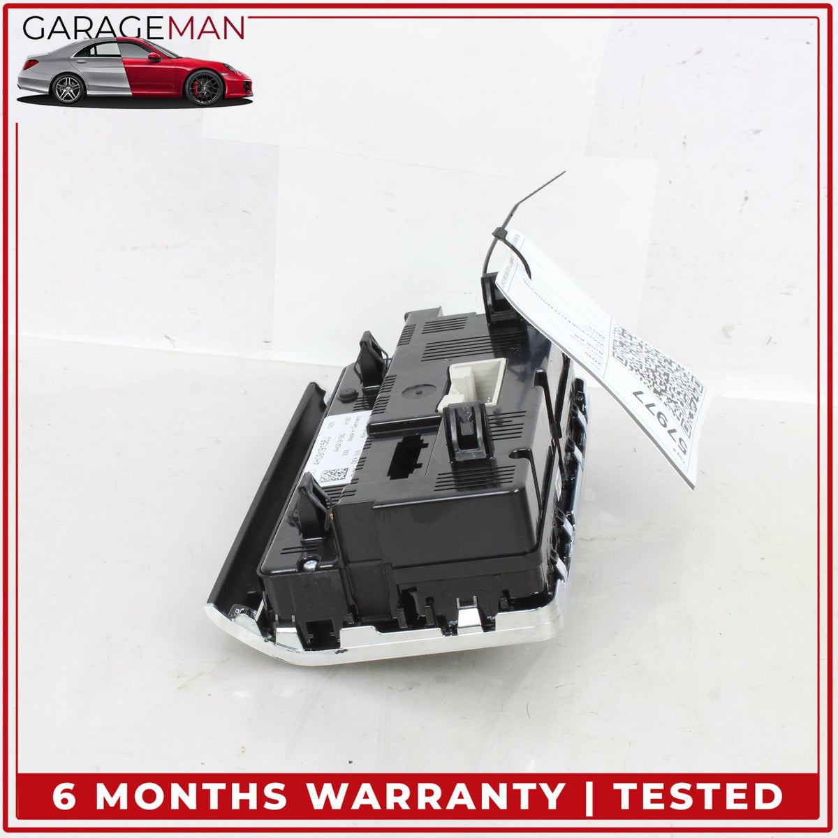 2011-2018 Audi A8 S8 Rear AC A/C Climate Control Switch Panel 4H0919158J OEM