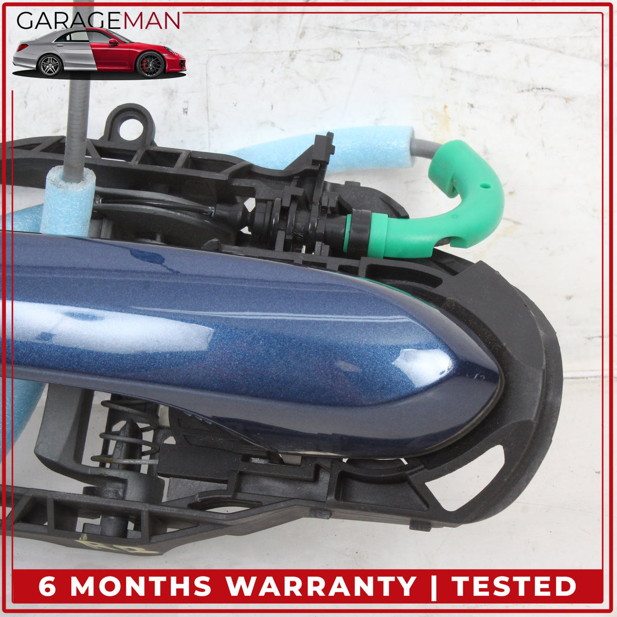 2017-2024 BMW X3 X4 M550i Rear Right Side Exterior Door Handle Blue Metallic OEM