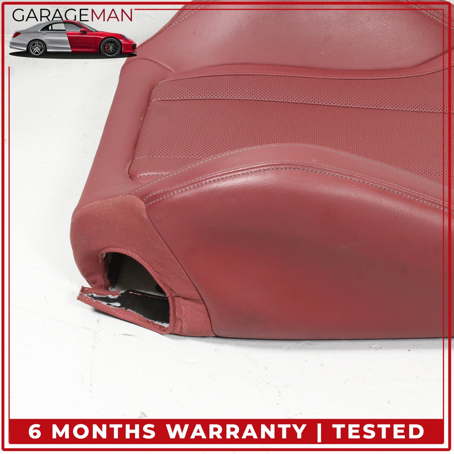 2019-2025 BMW 330i M340i Front Left Driver Side Top Upper Seat Cushion Red OEM