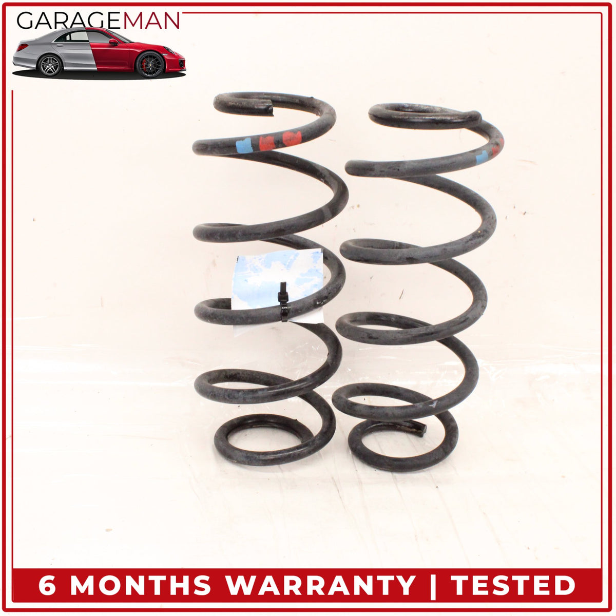 2015-2020 Mercedes X156 GLA250 Rear Left and Right Side Coil Spring Set OEM