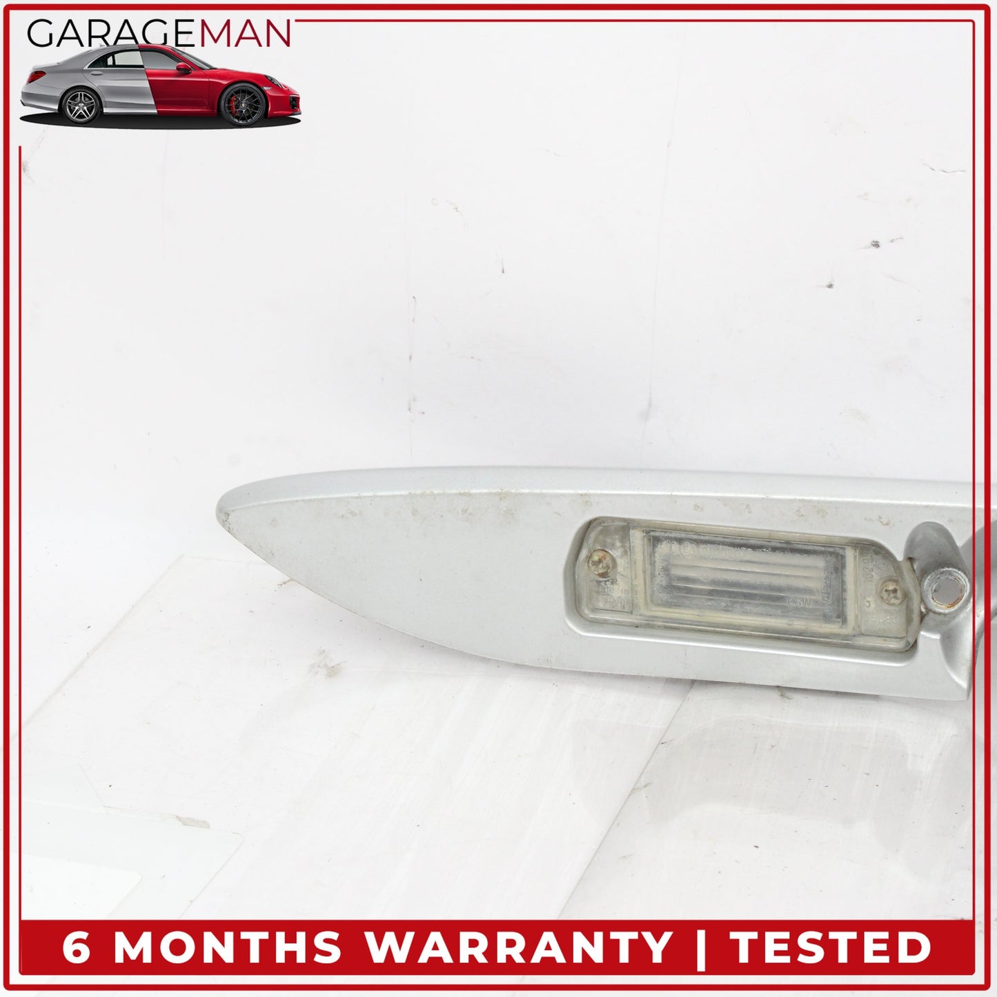2001-2004 Mercedes R170 SLK320 SLK230 Rear Trunk Liftgate Handle Trim Silver OEM