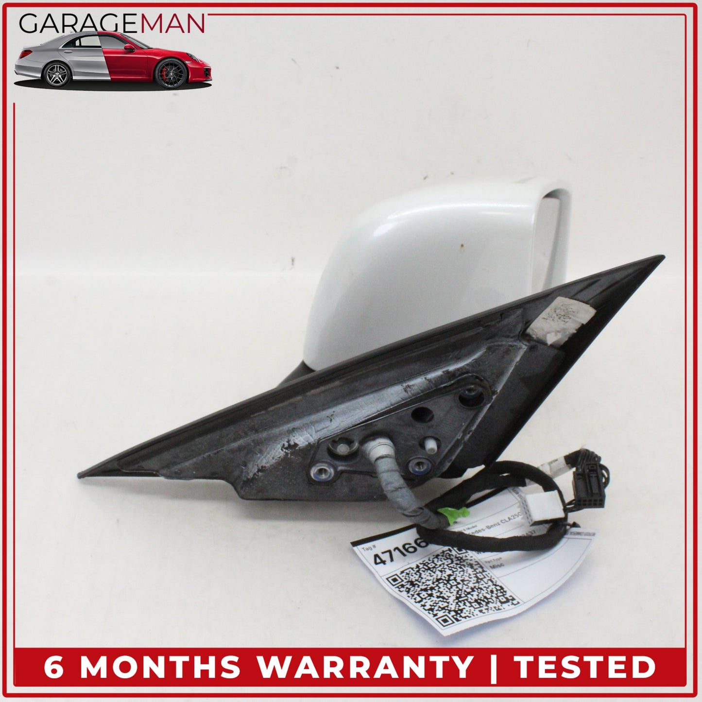 2014-2019 Mercedes W117 CLA250 Front Right Rear View Mirror w/ Blind Spot OEM