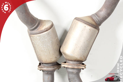 2011-2014 Porsche Cayenne 958 S Hybrid SUV Front & Rear Exhaust Downpipe Set OEM