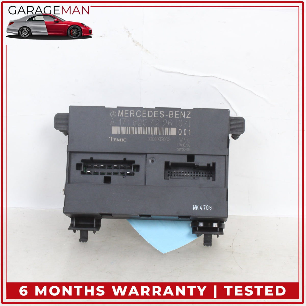 2005-2011 Mercedes R171 SLK280 Roof Convertible Top Control Module Unit OEM
