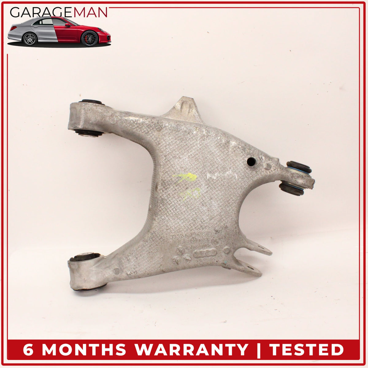 2009-2019 BMW 650i F13 Rear Right Passenger Side Lower Control Arm Set of 4 OEM