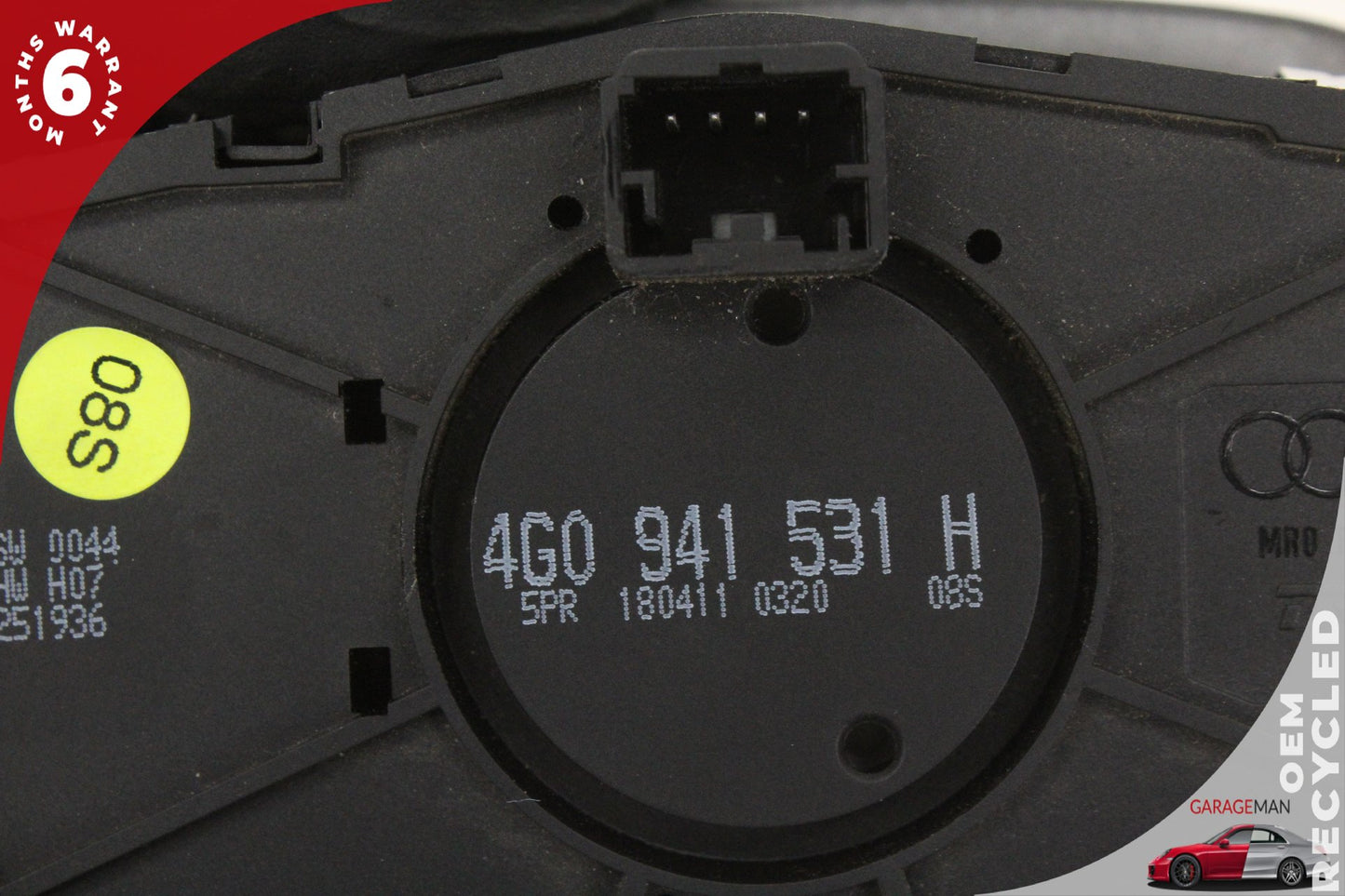 2012-2018 Audi S7 A7 A6 S6 Front Left Headlight Control Switch 4G0941531H OEM