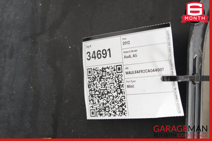 2008-2012 Audi A5 S5 8T Sedan Rear Bumper Cover Panel Gray 8T0807511 OEM