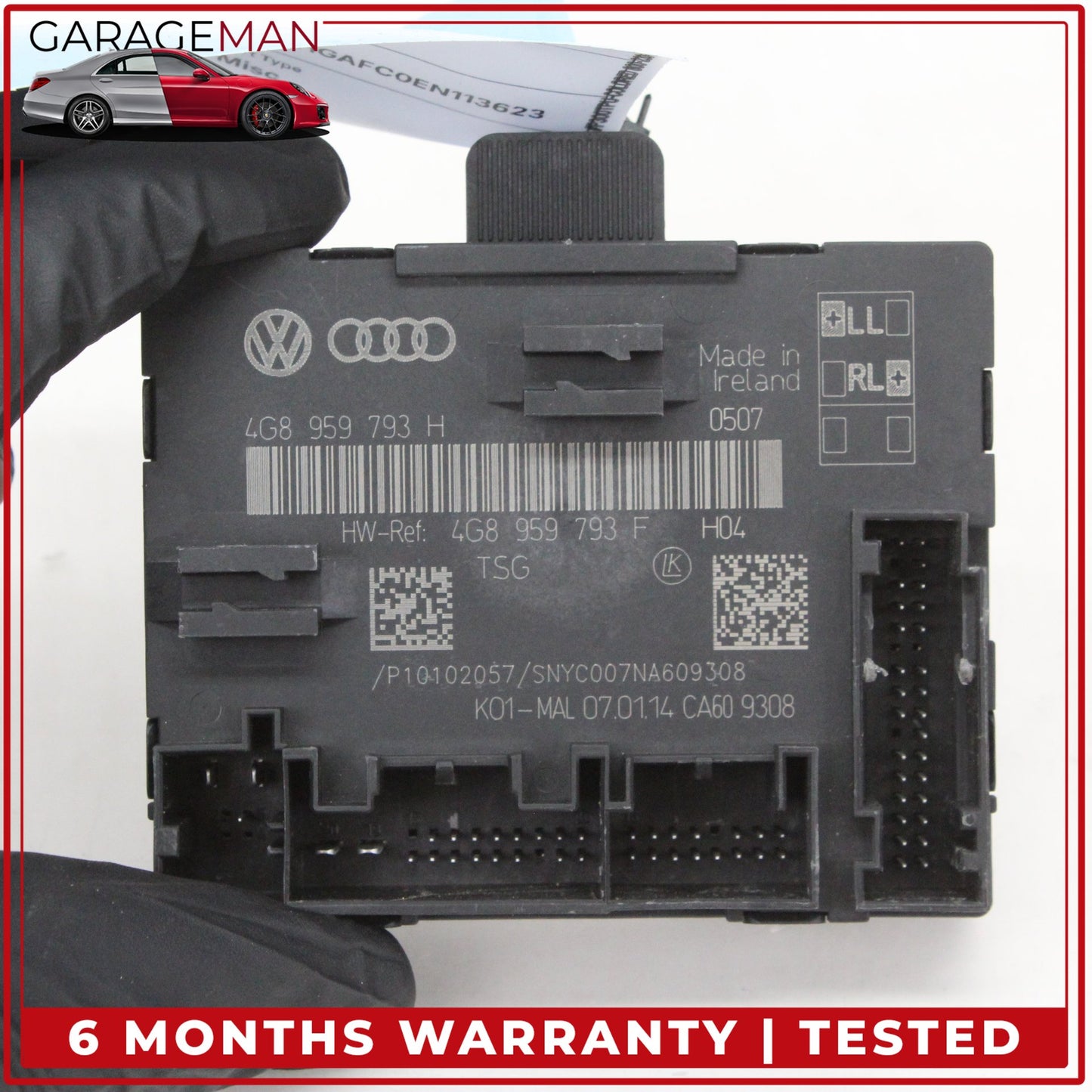 2012-2018 Audi A6 A7 Front Left Side Door Control Module Unit 4G8959793H OEM