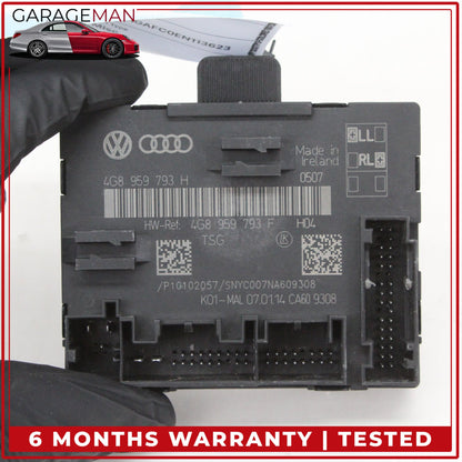 2012-2018 Audi A6 A7 Front Left Side Door Control Module Unit 4G8959793H OEM