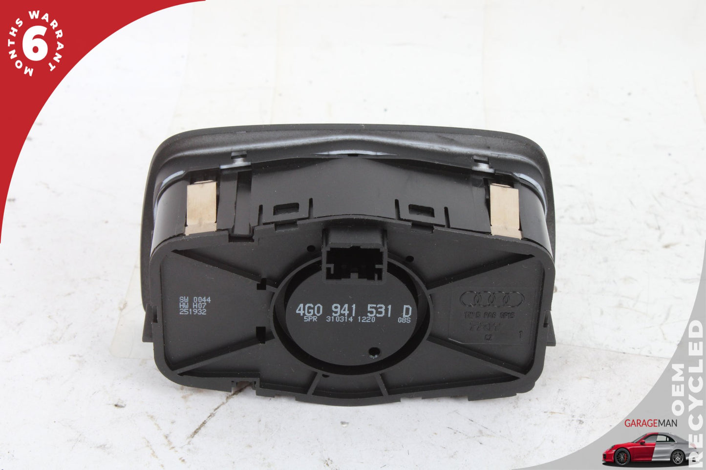 2012-2018 Audi A6 A7 Front Left Side Headlight Control Switch 4G0941531 OEM