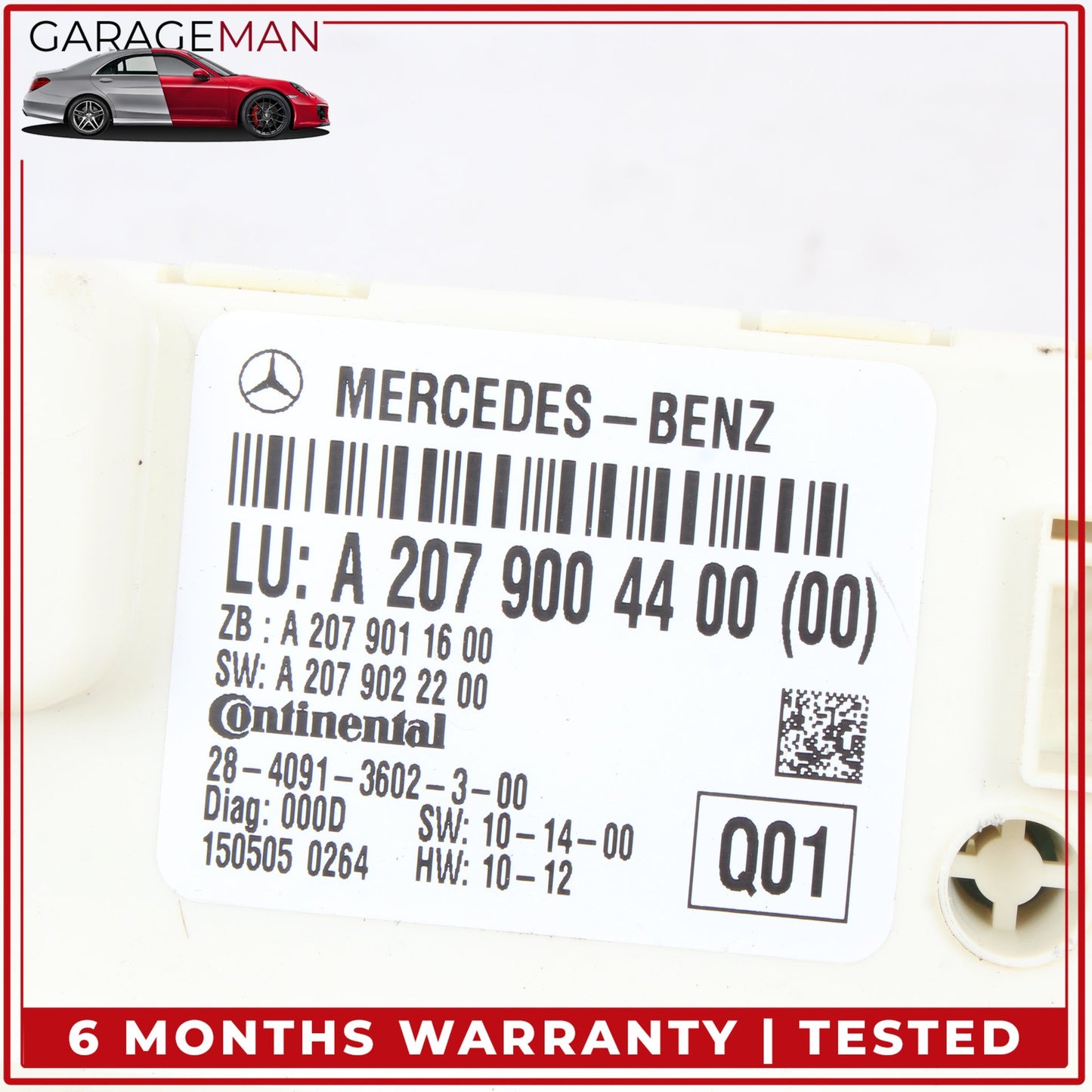 2010-2017 Mercedes C207 E400 Rear Window Regulator Control Module 2079004400 OEM