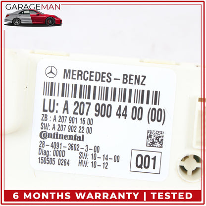 2010-2017 Mercedes C207 E400 Rear Window Regulator Control Module 2079004400 OEM