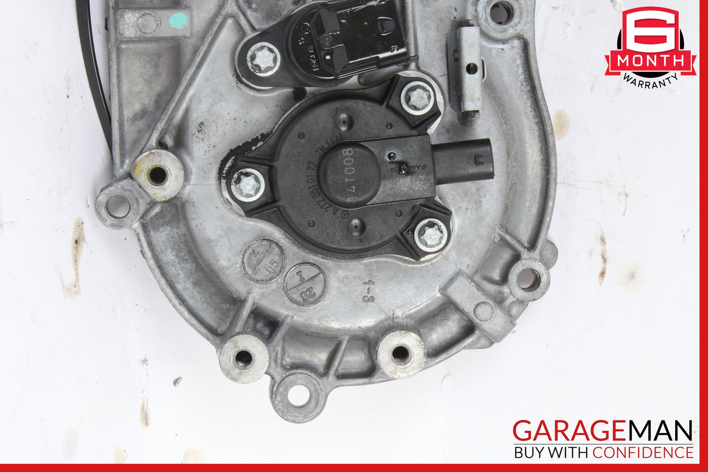 2005-2013 Mercedes W209 CLK350 Front Left Engine Timing Chain Cover Plate OEM