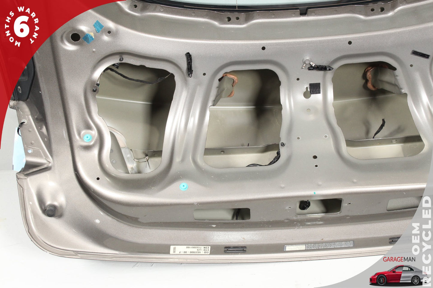 2012-2015 Tesla Model S Rear Trunk Lid Shell Panel Assembly 1023722E0A OEM