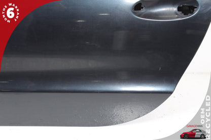 2003-2012 Mercedes R230 SL500 Front Left Side Door Shell Blue 2307200505 OEM