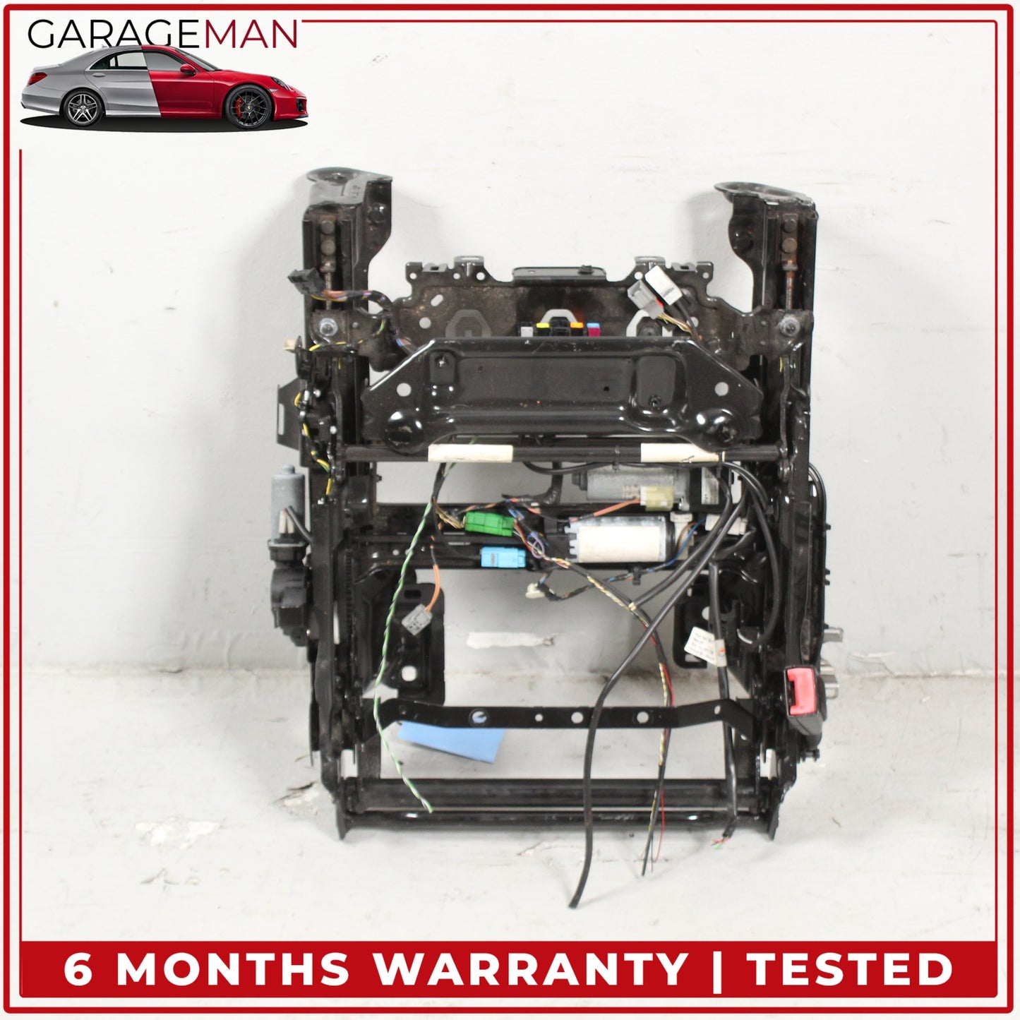 2011-2016 Land Rover LR4 L319 Front Left Seat Track Rail Frame w/ Motors OEM