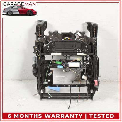 2011-2016 Land Rover LR4 L319 Front Left Seat Track Rail Frame w/ Motors OEM