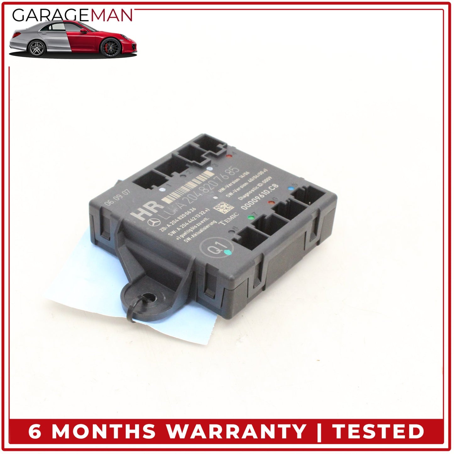 2008-2018 Mercedes-Benz C300 w204 Sedan Rear Right Passenger Side Door Control Module 2048207685 OEM