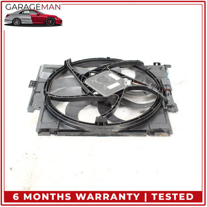 2014-2018 BMW 328d Engine Radiator Cooling Fan Motor Assembly 7640512