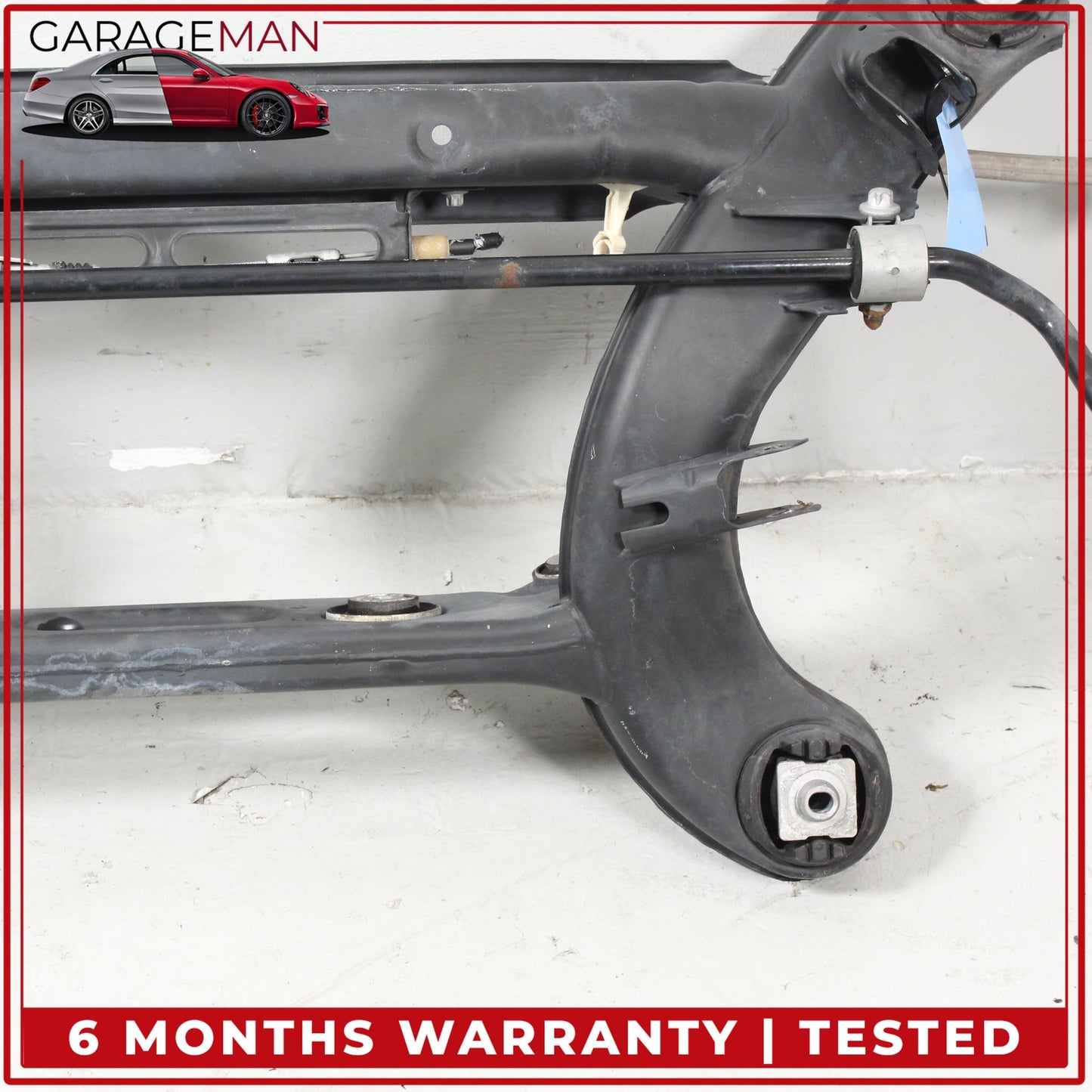 2008-2015 Mercedes W204 C250 Rear Subframe Crossmember w/ Anti Roll Sway Bar OEM