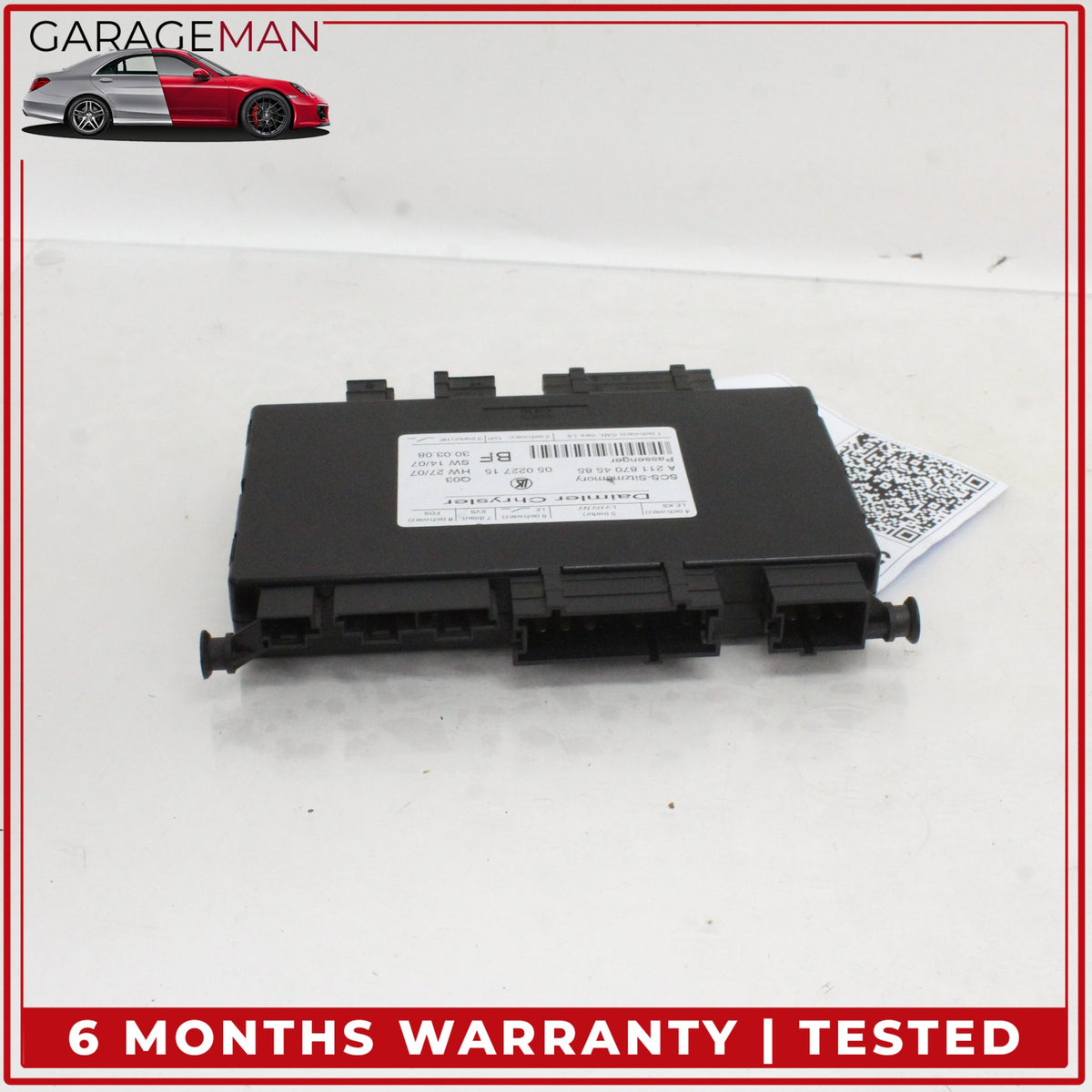 2003-2012 Mercedes W219 CLS550 Front Right Seat Control Module 2118704585 OEM