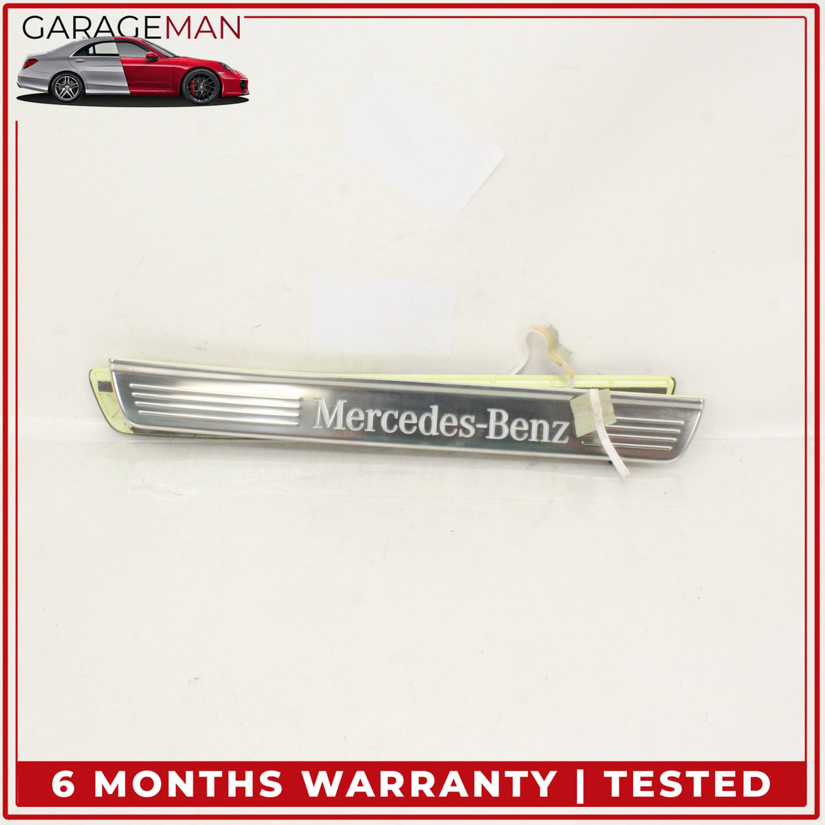 2014-2020 Mercedes W222 S550e Front and Rear Illuminated Door Step Sill Set OEM