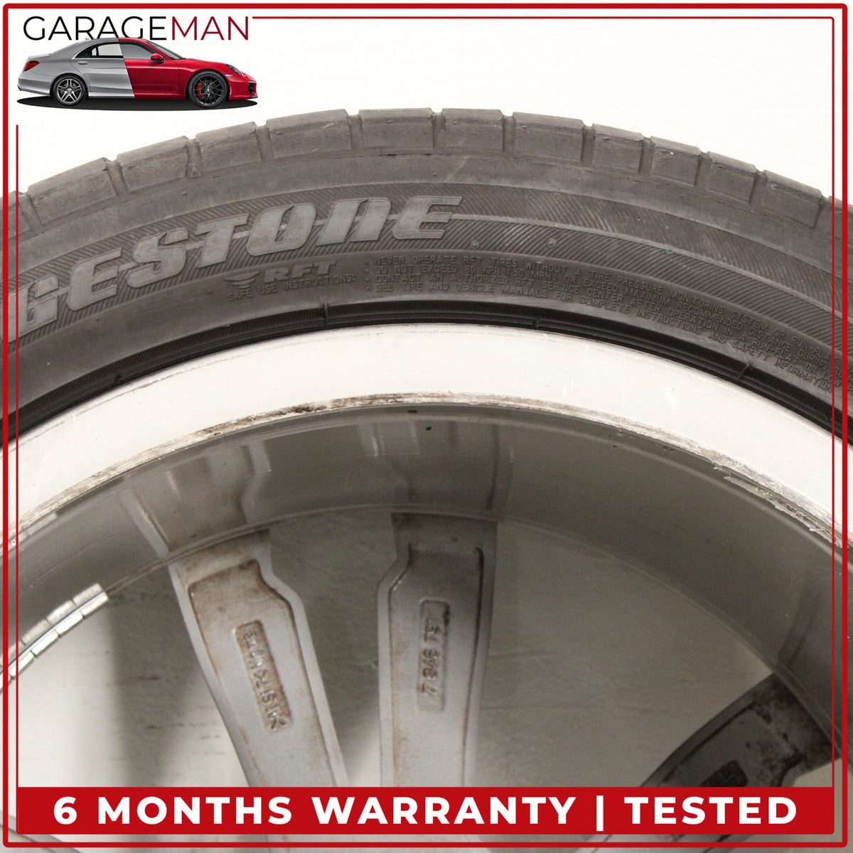 2013-2019 BMW X5 X6 Rear Wheel Rim w/ Bridgestone Dueler H/P Tire 7846791 OEM