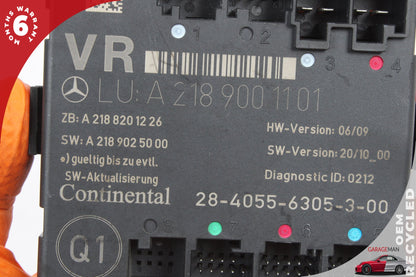08-18 Mercedes CLS550 W218 Right Front Door Control Module 2189001101 OEM