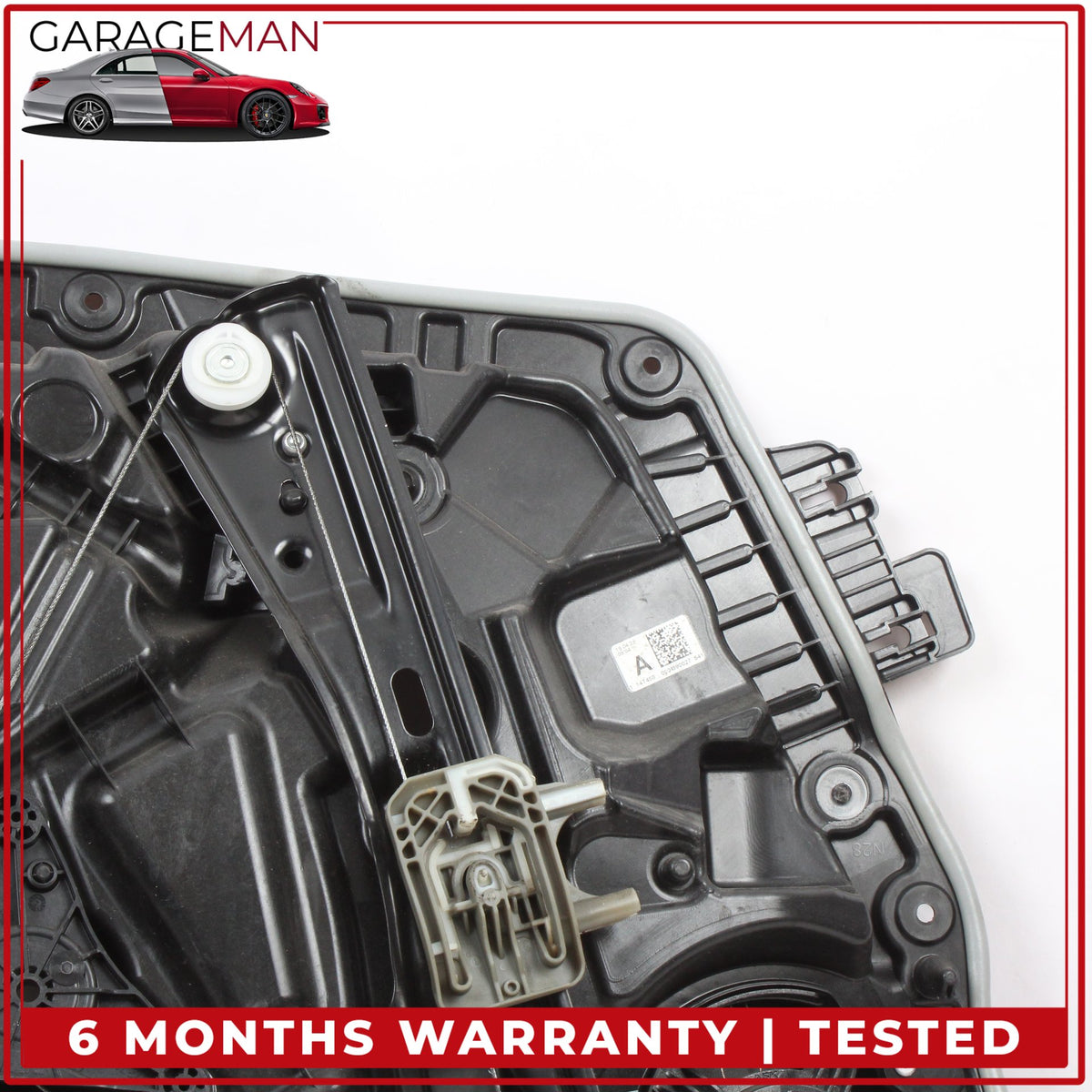 2019-2022 Mercedes W177 A220 Front Right Window Regulator w/ Carrier Assy OEM