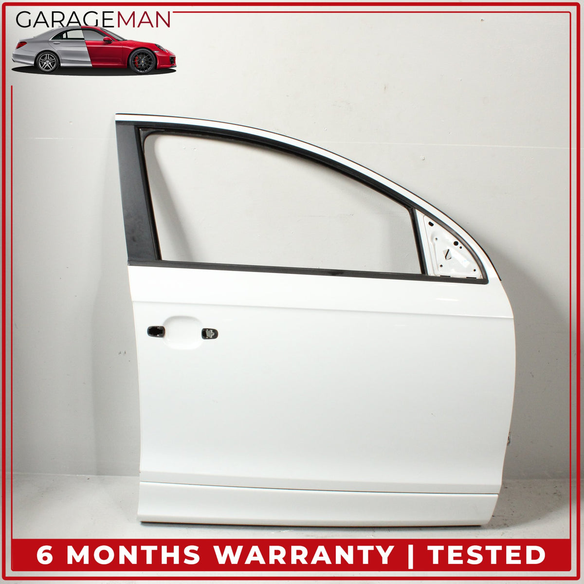 2007-2015 Audi Q7 Front Right Side Door Shell Glacier White Metallic OEM