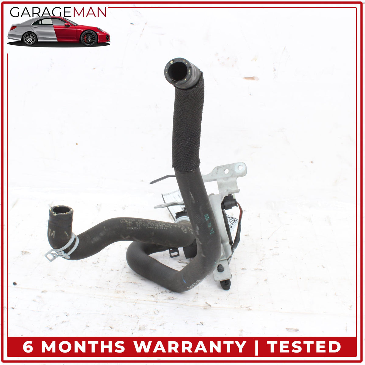 2014-2020 Mercedes X156 GLA250 Auxiliary Water Pump w/ Oil Cooler Hose Pipe OEM