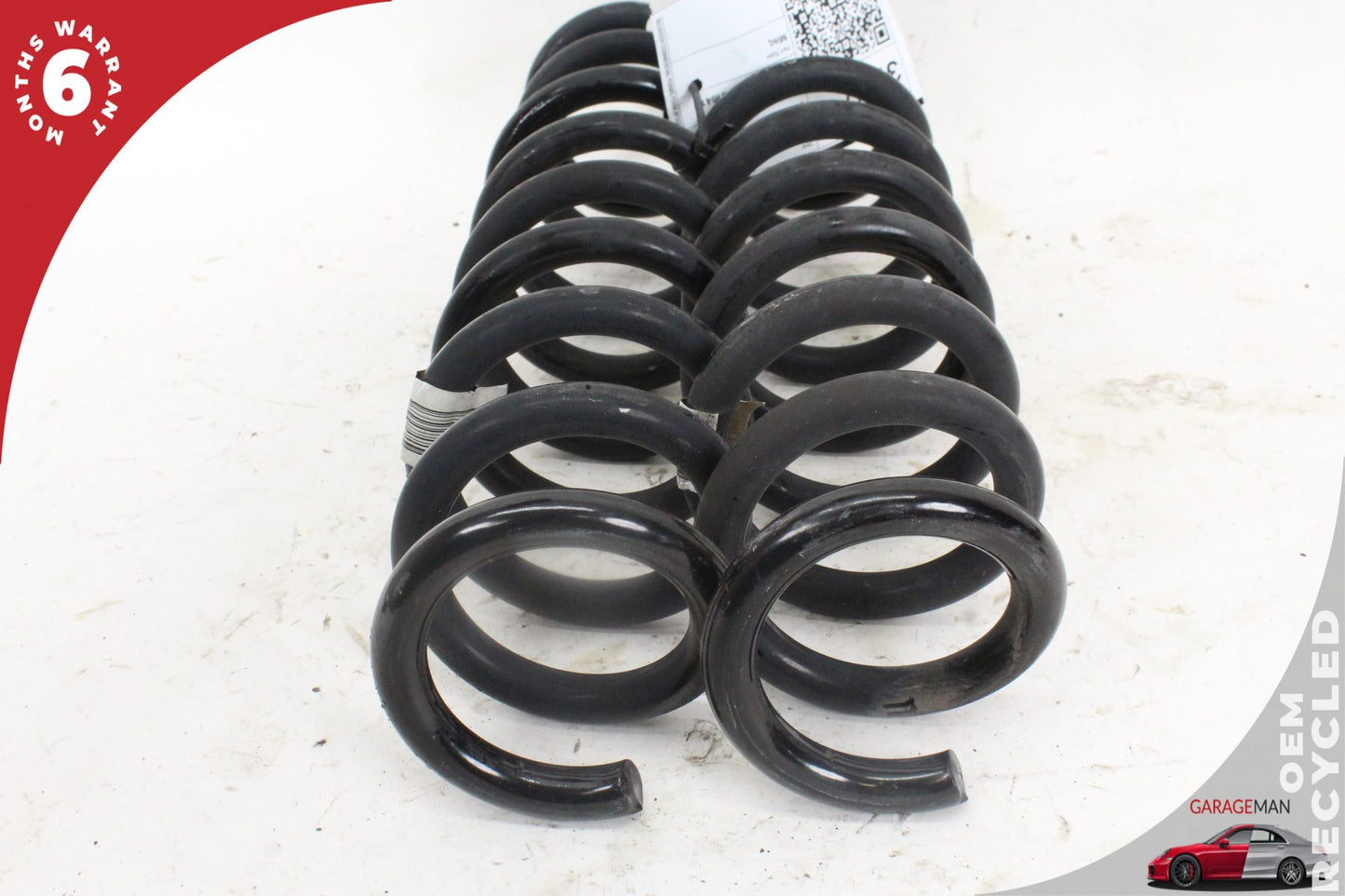 2012-2018 BMW 320i F30 Rear Left and Rear Right Side Coil Spring Set 6860620 OEM