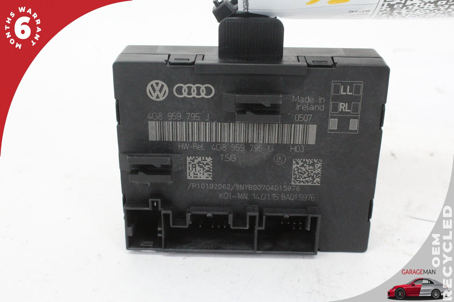 2012-2018 Audi A6 C7 Sedan Rear Right or Left Door Control Module 4G8959795 OEM