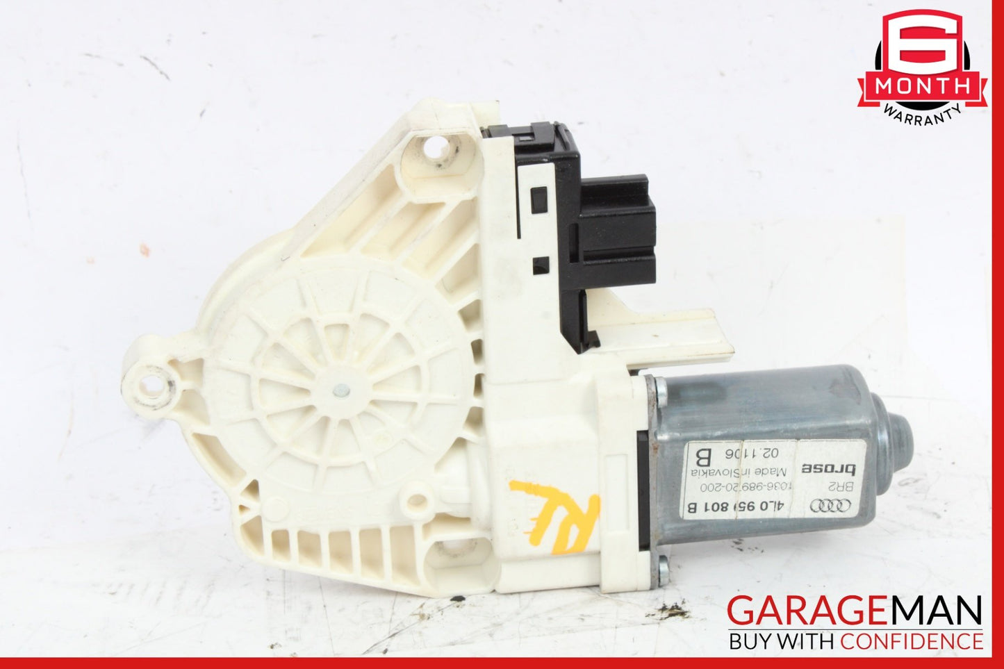 2007-2015 Audi Q7 Rear Left Window Regulator Motor 4L0959801B Genuine