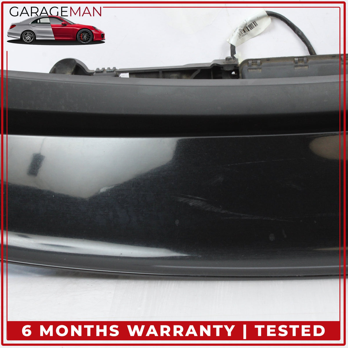 2010-2013 Porsche Panamera 970 Rear Tailgate Trunk Lid Spoiler Wing Black OEM