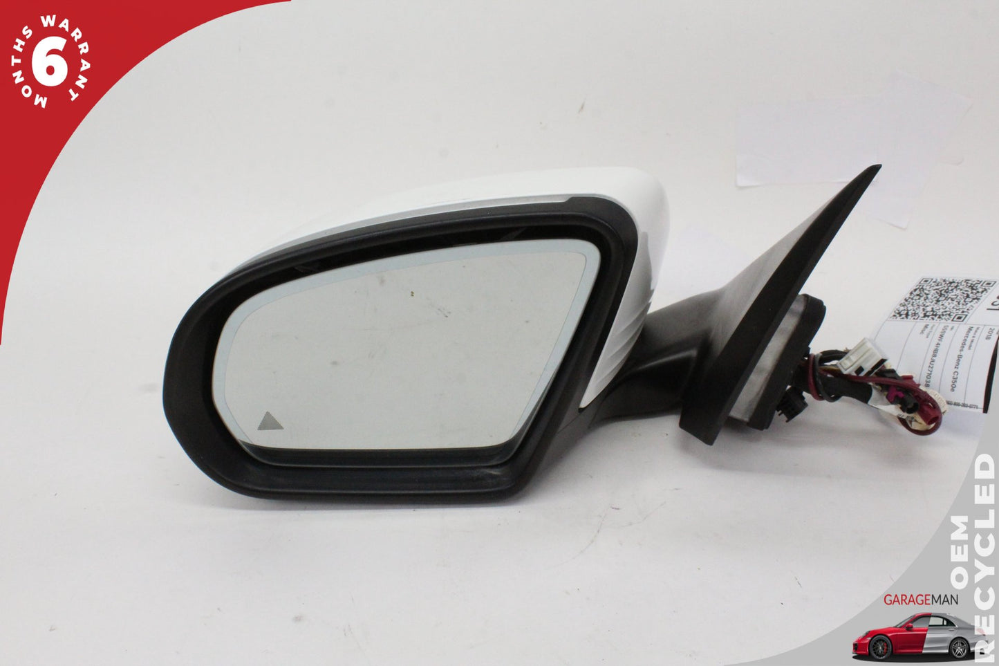 2018 Mercedes-Benz C350e W205 Sedan Front Left Door Rear View Mirror w/ Blind Spot 2058103516