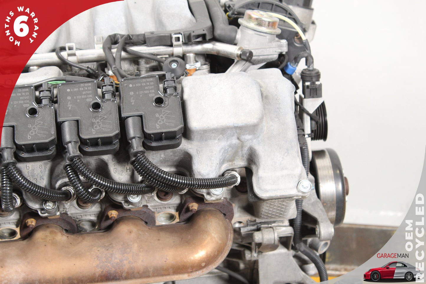 2003-2008 Mercedes-Benz SL500 R230 RWD Engine Long Block 1560101305 OEM