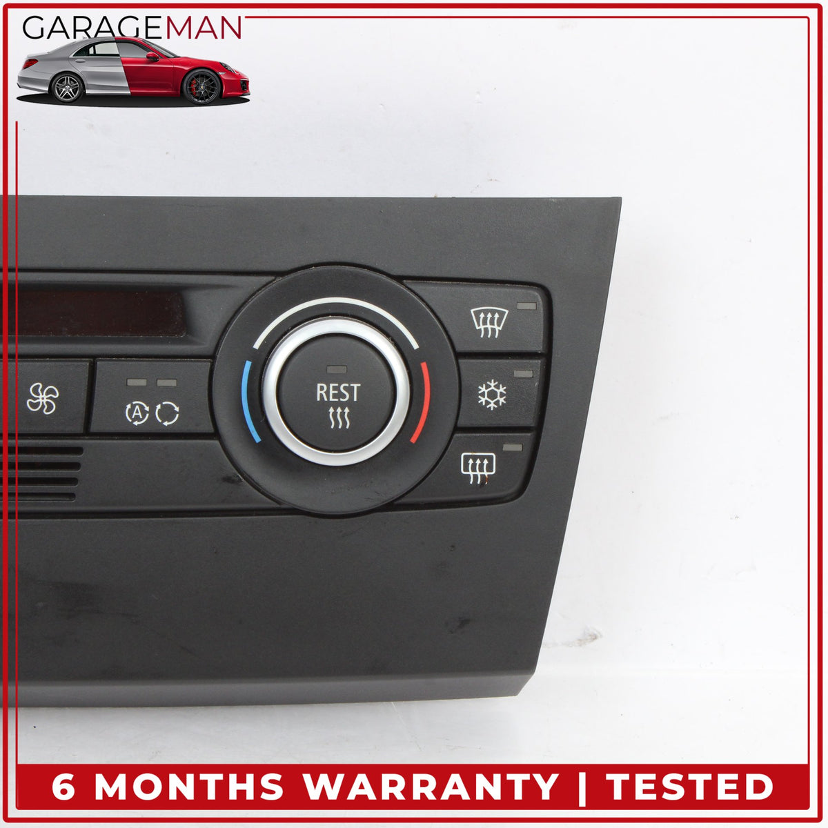 2006-2011 BMW 335i E90 AC Temperature Climate Control Panel 916298301 OEM
