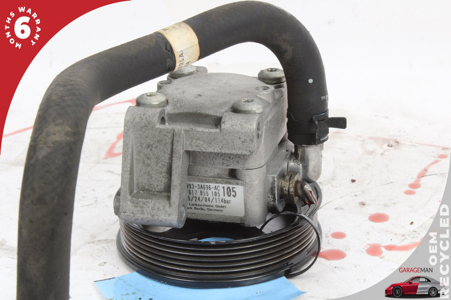 2003-2010 Jaguar XK8 X100 Convertible Power Steering Pump 2W933A696AC OEM