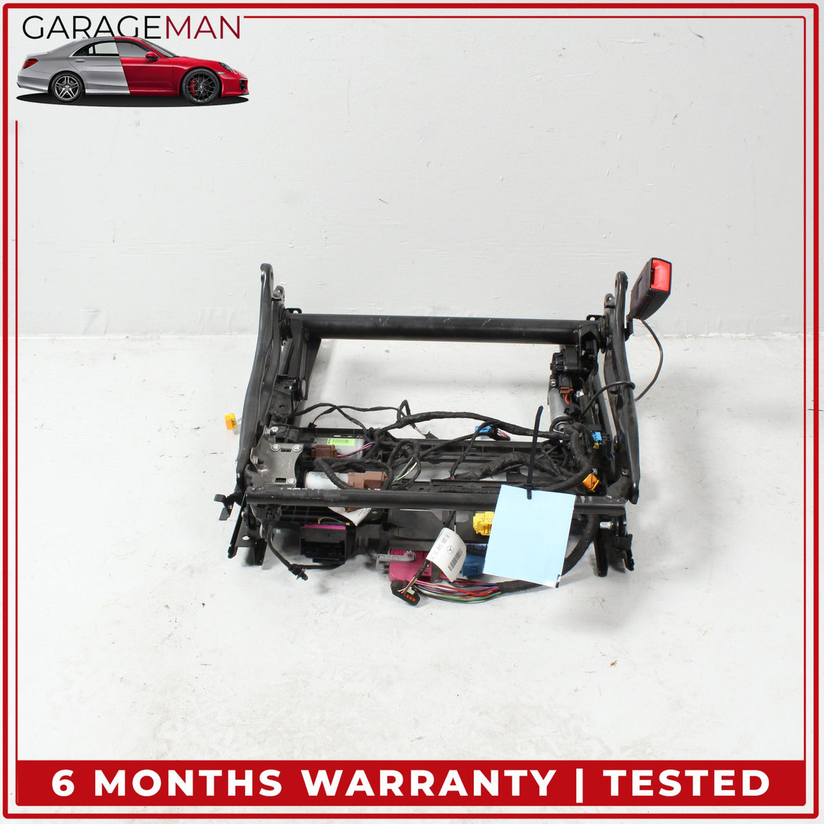 2015-2023 Mercedes W205 C300 Front Right Seat Rail Track Frame w/ Motors OEM