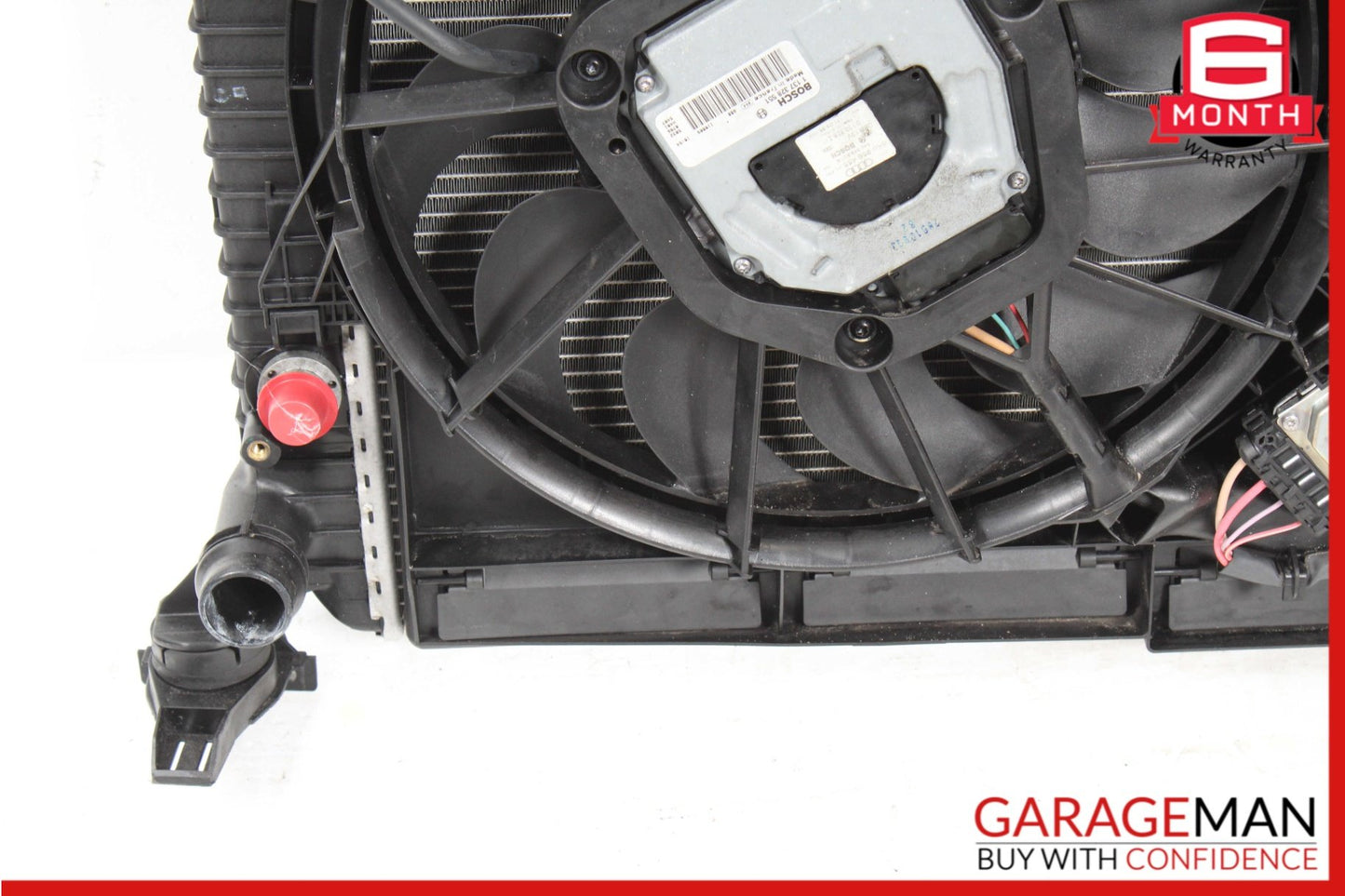 2008-2012 Audi S5 Engine Radiator Cooling Fan Motor Assembly 8K0121003N