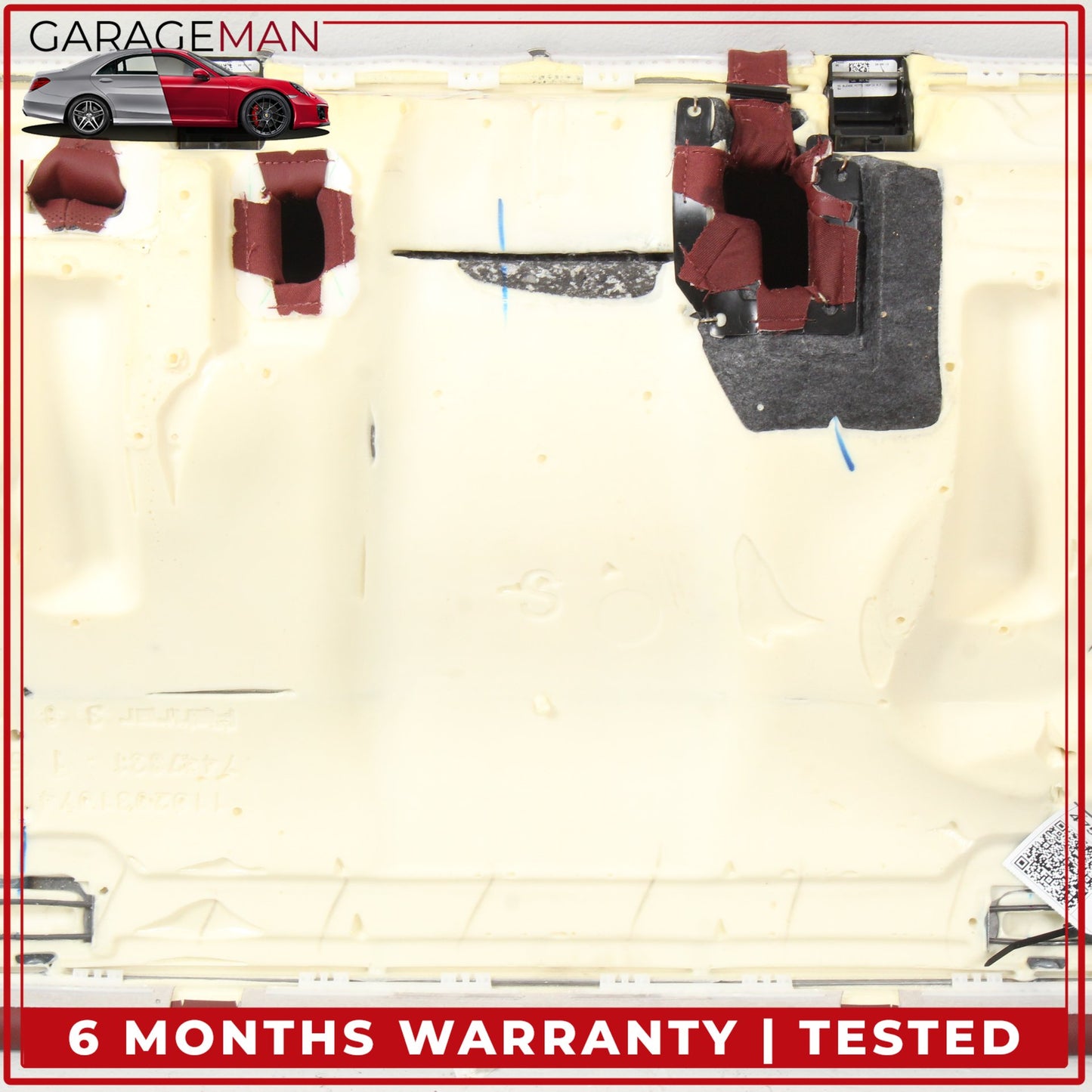 2019-2025 BMW 330i M340i Rear Lower Bottom Bench Seat Cushion Red OEM