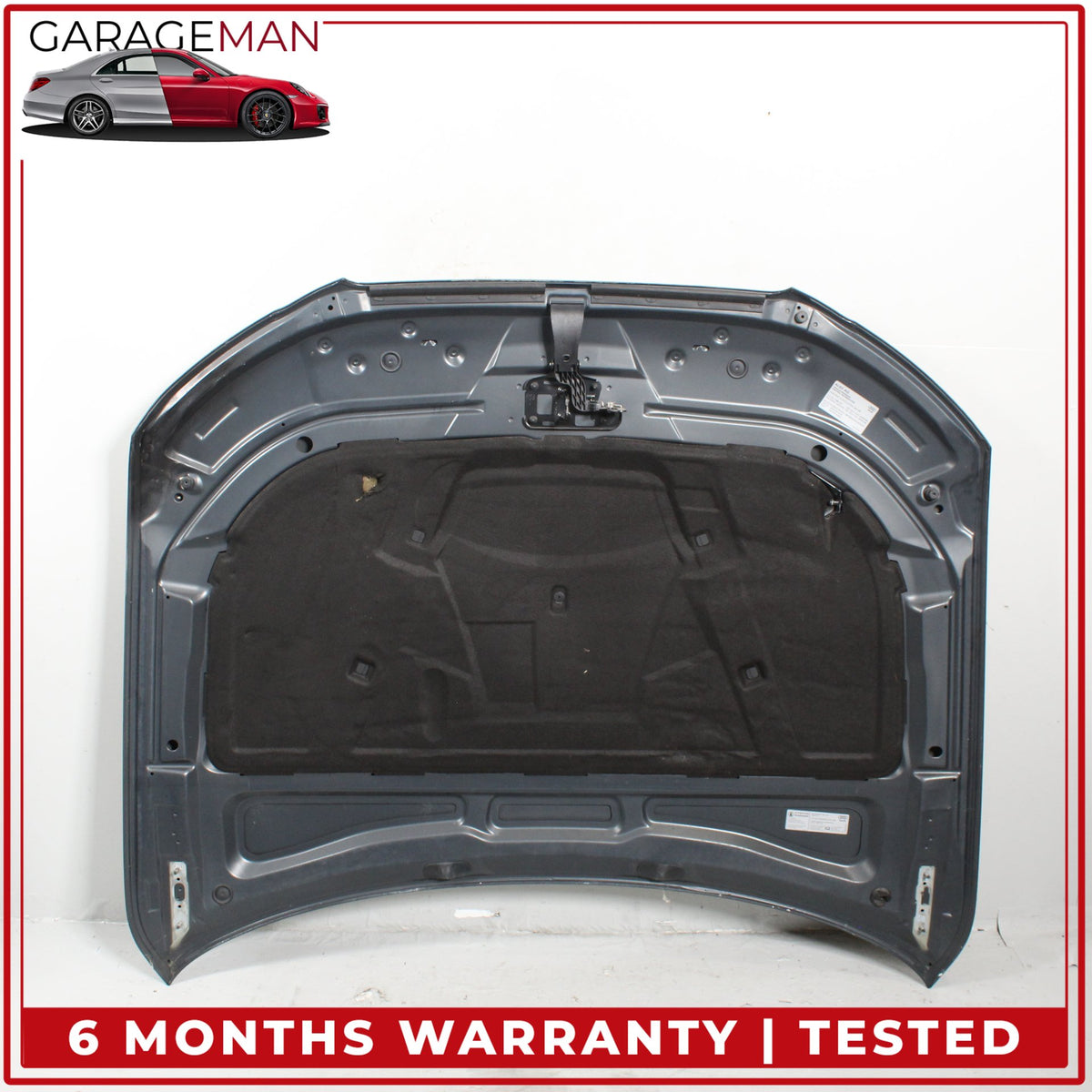 2009-2012 Audi A4 S4 Front Hood Bonnet Panel Meteor Gray Pearl 8K0823029D OEM