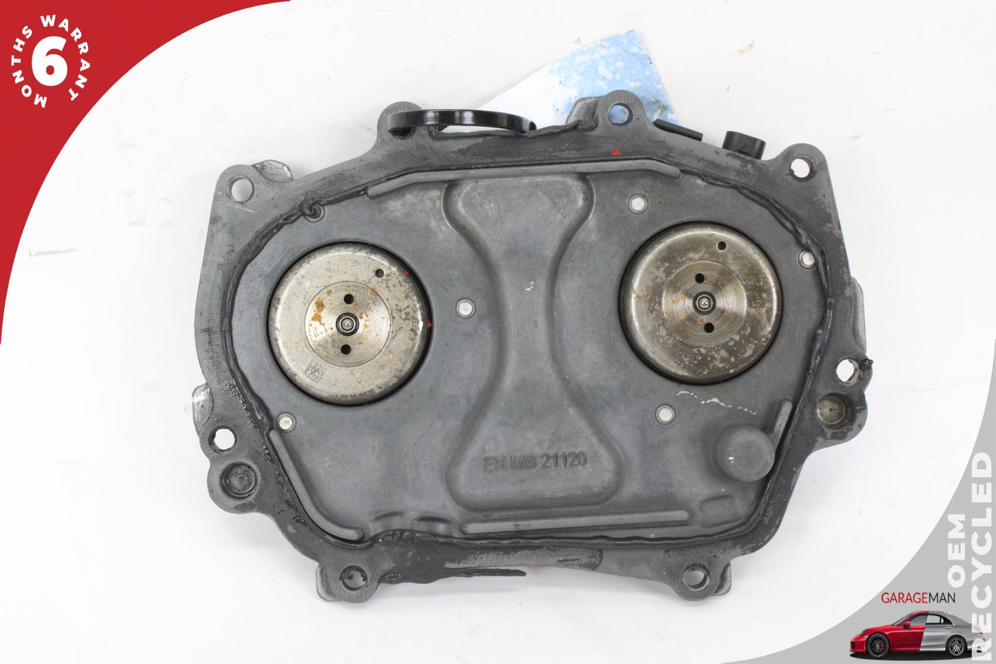 12-18 Mercedes W221 S550 Engine Timing Chain Cover Plate 2760150201 Genuine