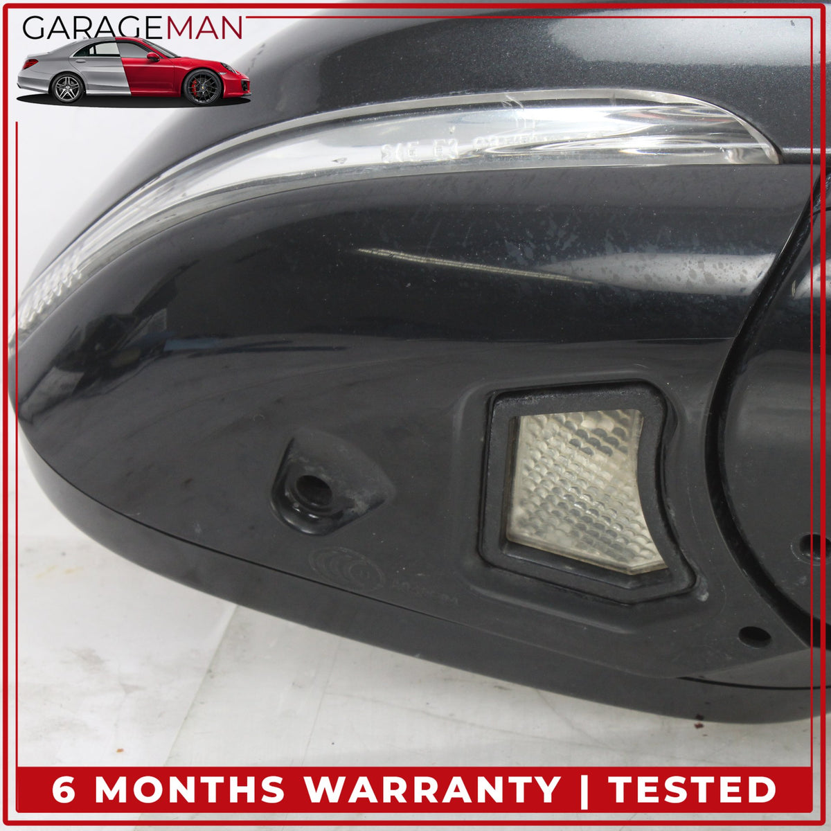 2010-2015 Jaguar XF X250 Front Right Door Rear View Mirror w/ Blind Spot OEM