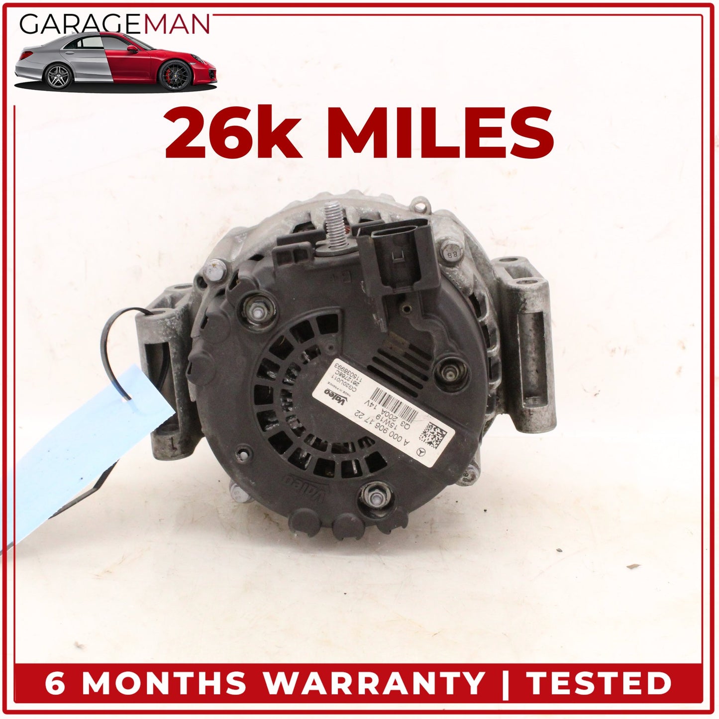 2014-2017 Mercedes C207 E400 Coupe Alternator Generator 200A 14V 0009061722 OEM