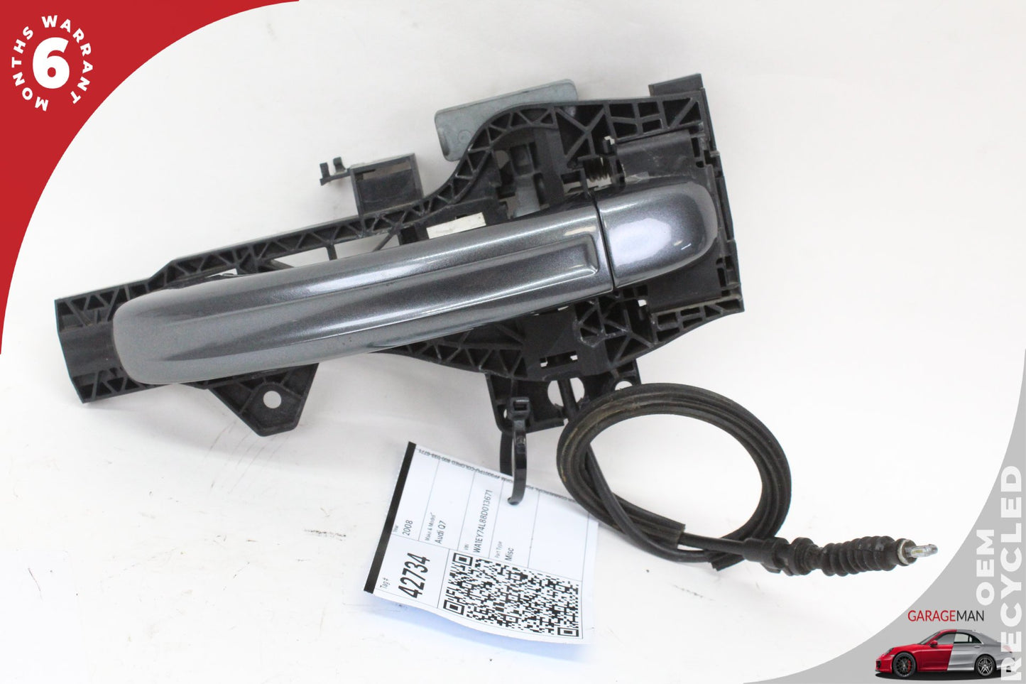 2007-2015 Audi Q7 Rear Left Side Exterior Door Handle 4L0839885 OEM