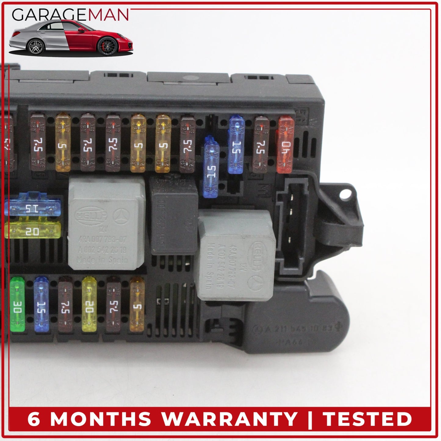 2003-2011 Mercedes W219 CLS500 Front SAM Module Relay Fuse Box 2115453901 OEM