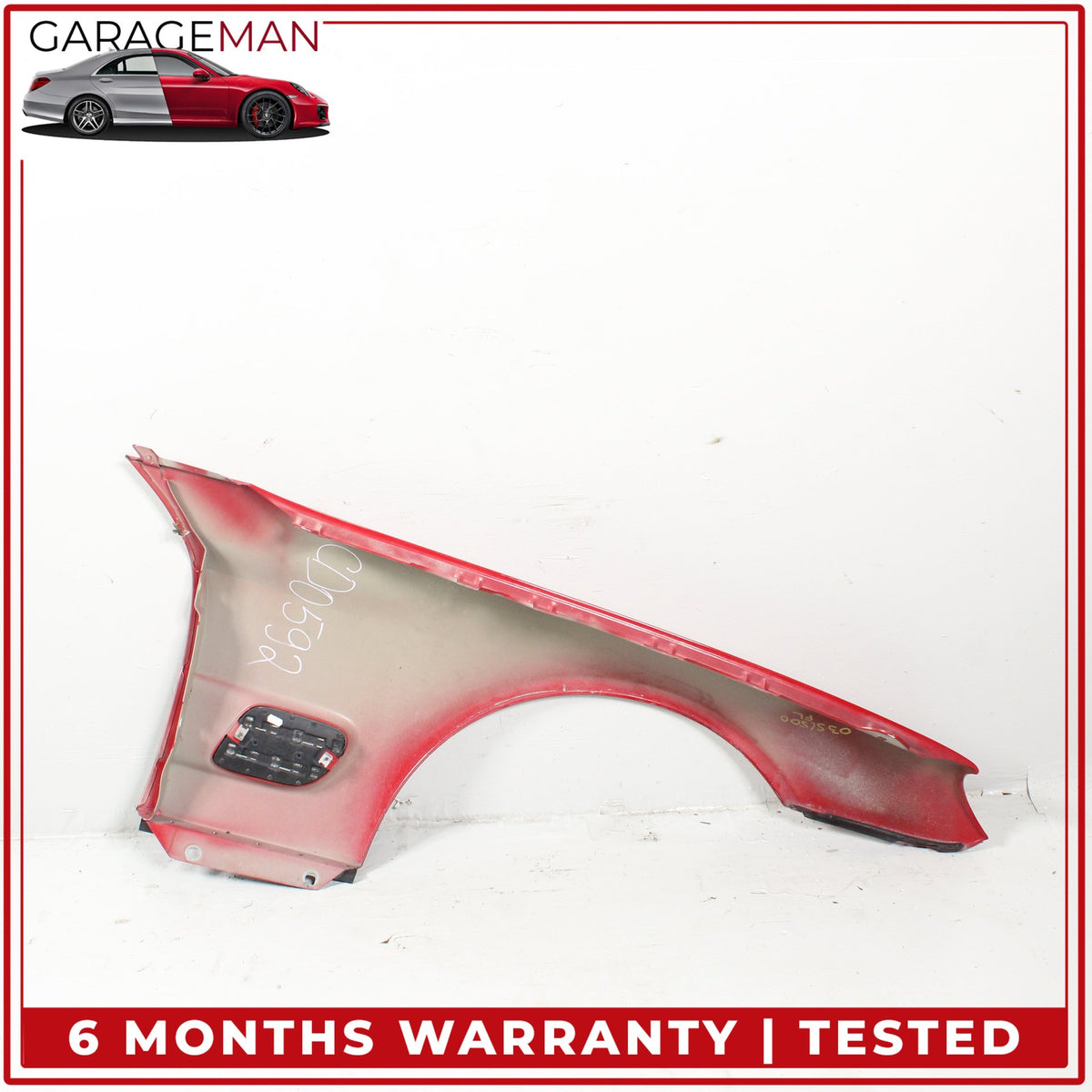 2003-2008 Mercedes R230 SL500 Front Left Side Fender Panel Fire Opal Red OEM