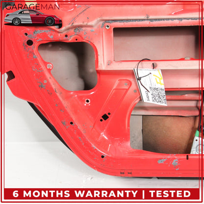 1997-2005 Porsche 911 996 Front Left Driver Side Door Shell Red 99653101104 OEM